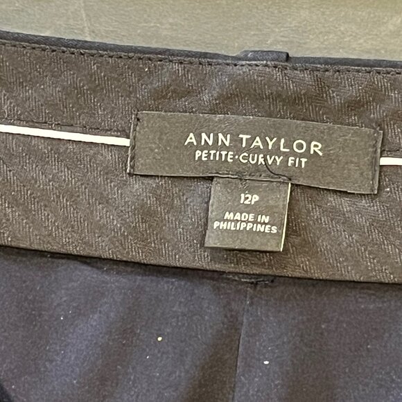 Ann Taylor. Navy slacks - Picture 2 of 3